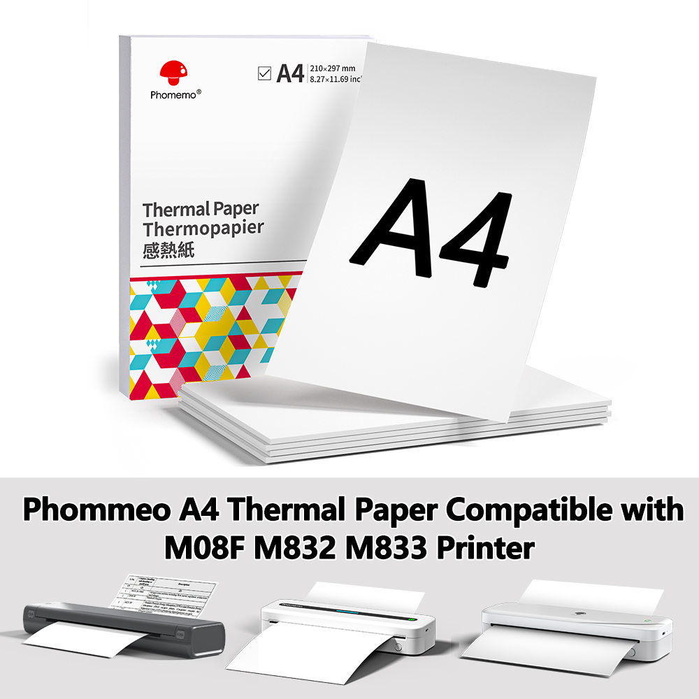 Commercial Printing Services - Phomemo Thermisch Papier A4 Printer Papier