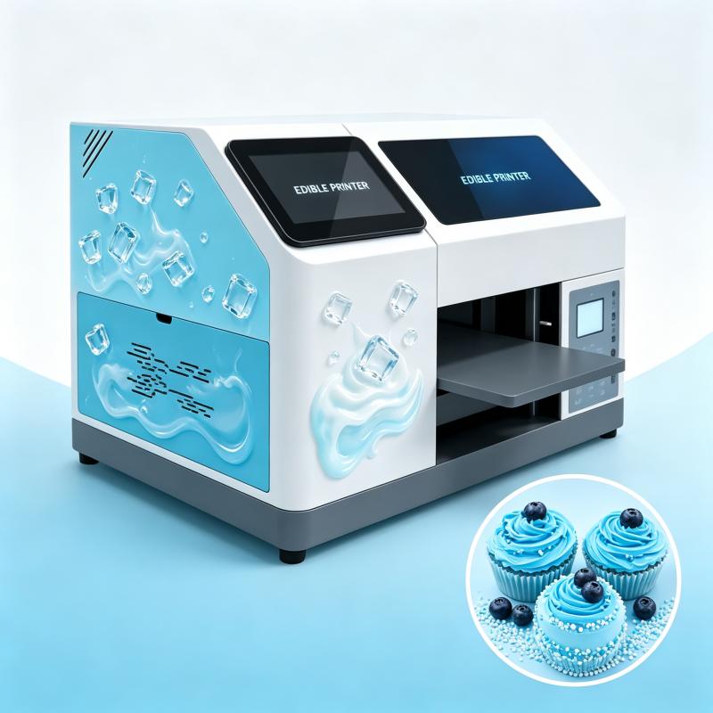 Commercial Digital Printing - Digitale taartprintermachine, eetbare inkt, full-color beeldafdruk,