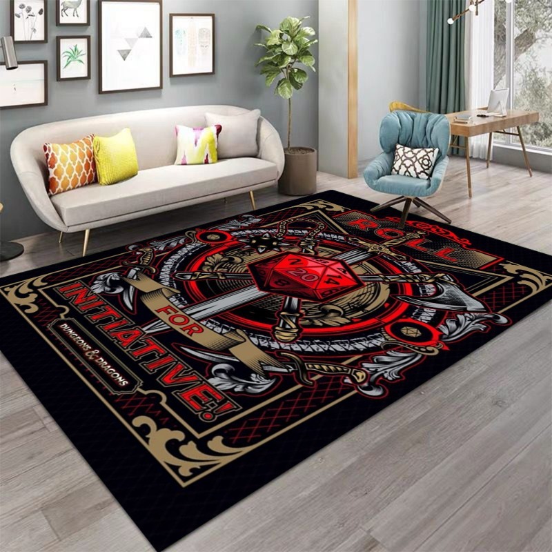 Commercial Printing Services - Dungeons & Dragons dobbelstenen zwaard vintage