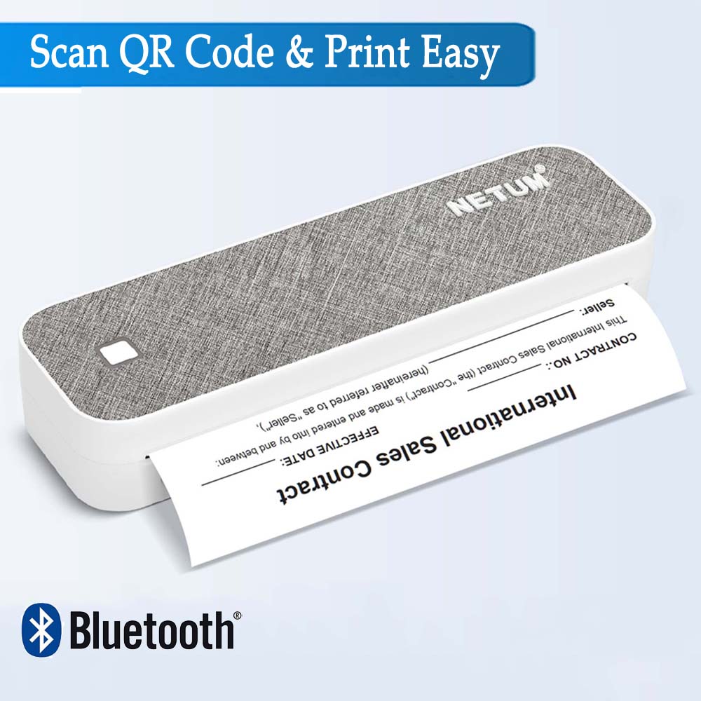 Commercial Document Printing - A4 draagbare thermische printer Bluetooth &