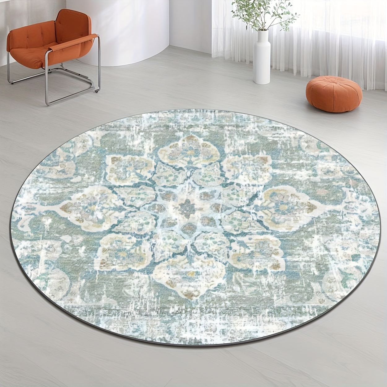 Abstract gevlekt rond vloerkle - Hall Commercial Printing recensie en prijs