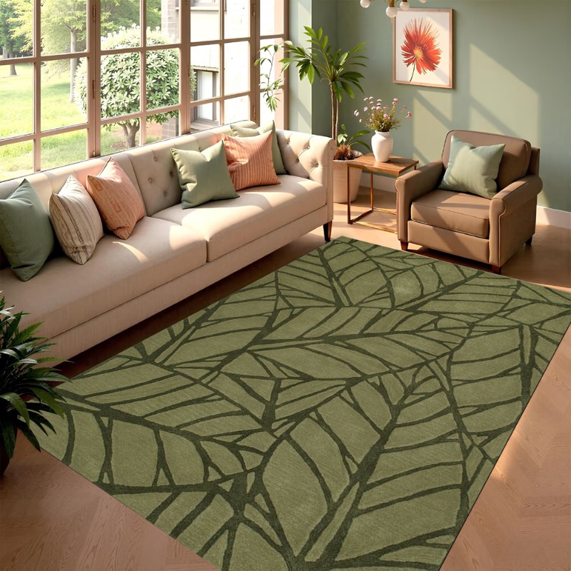 Groen blad tapijt Scandinavisc - Hall Commercial Printing recensie en prijs