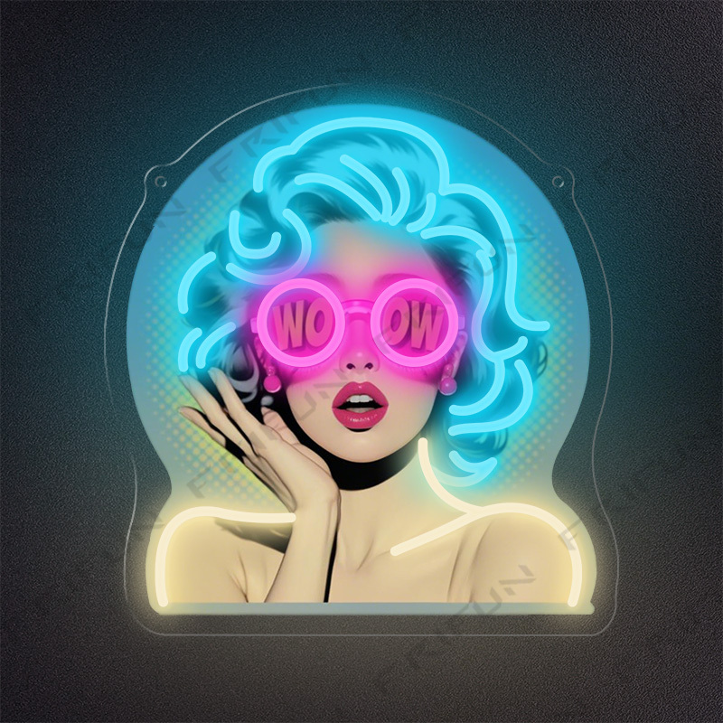WOW Curl Girl Neon Sign UV-gep - Commercial Printing Services recensie en prijs