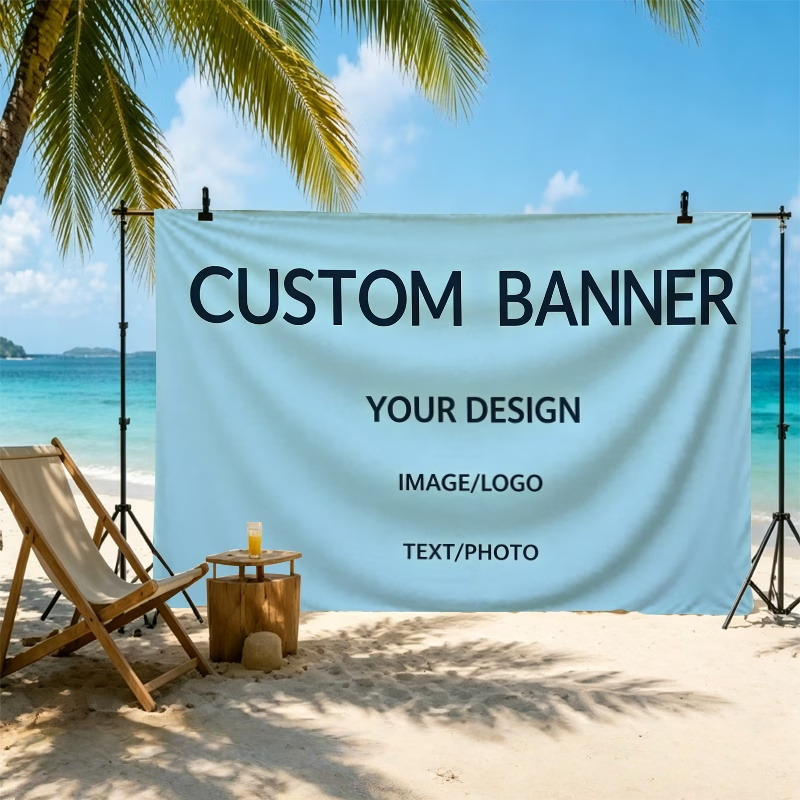 Aangepaste banner vlaggen gesc - Commercial Printing Photoshop recensie en prijs