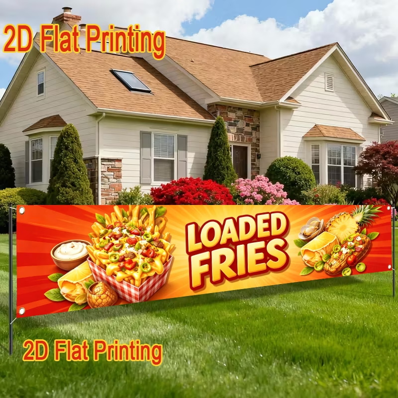 Aangepaste banner vlaggen gesc - Commercial Printing Photoshop recensie en prijs