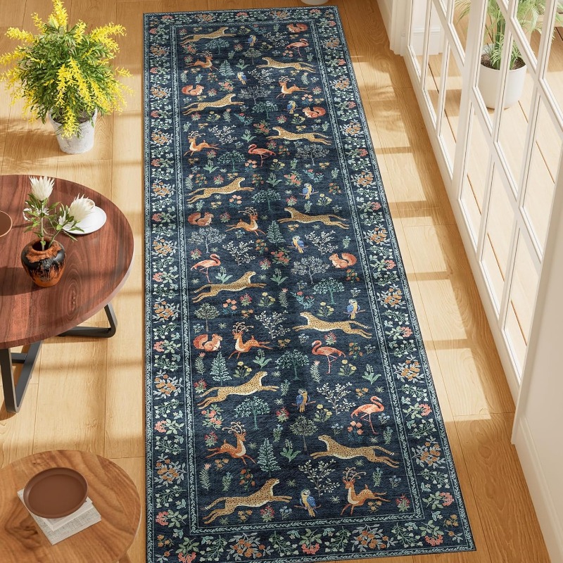 Boho Forest Animal Runner Rug  - Commercial Printing Services recensie en prijs