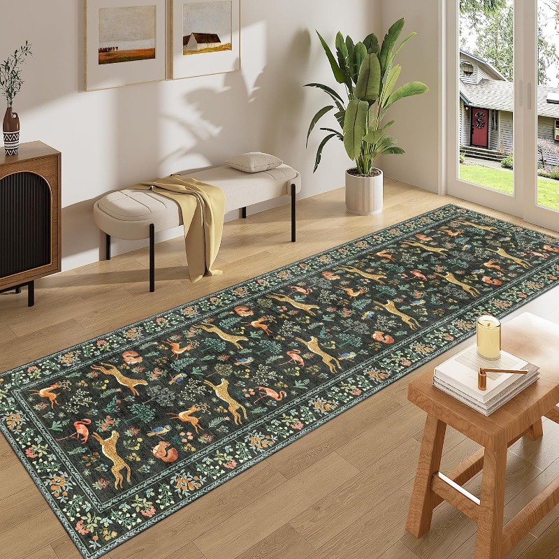 Boho Forest Animal Runner Rug  - Commercial Printing Services recensie en prijs