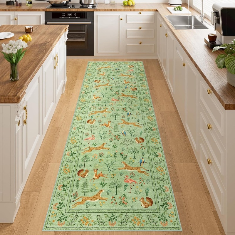 Boho Forest Animal Runner Rug  - Commercial Printing Services recensie en prijs