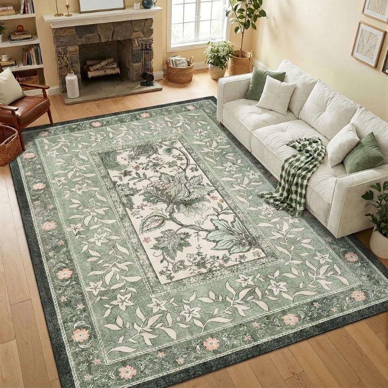 Retro plantenprint tapijt voor - Printing On Commercial recensie en prijs