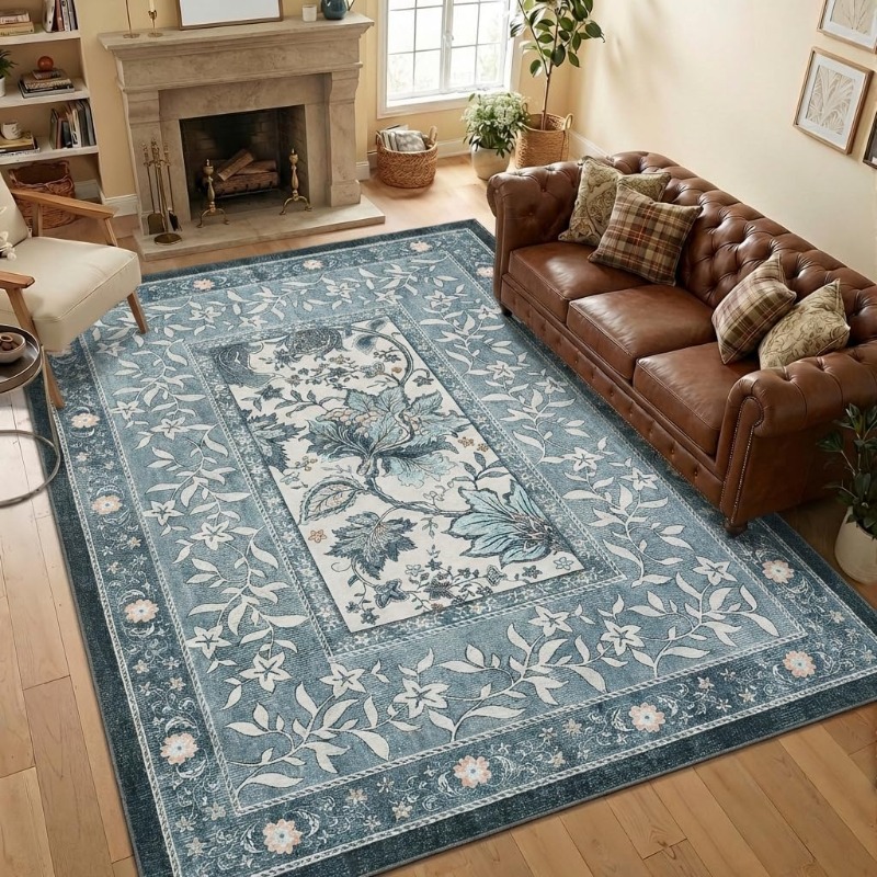 Retro plantenprint tapijt voor - Printing On Commercial recensie en prijs