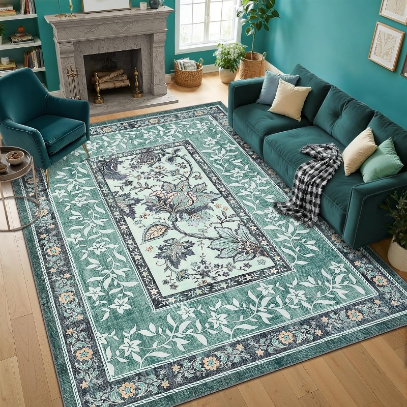 Retro plantenprint tapijt voor - Printing On Commercial recensie en prijs